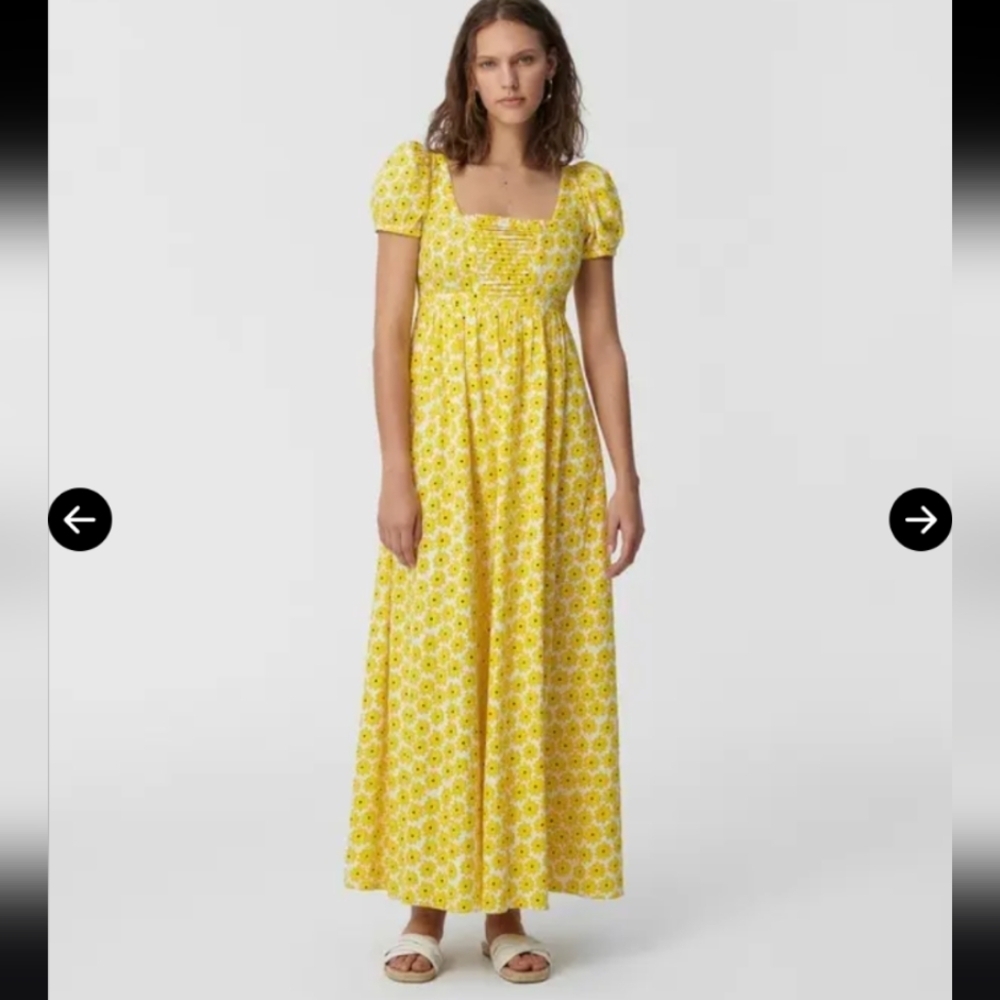 Diane Von Furstenberg Poppy Maxi Dress In Daisy Dot - Picture 3 of 12